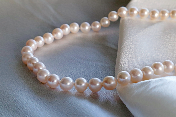 Pearlpals Classic Aa 7mm and 8mm Freshwater Pearl Necklace in sterling silver